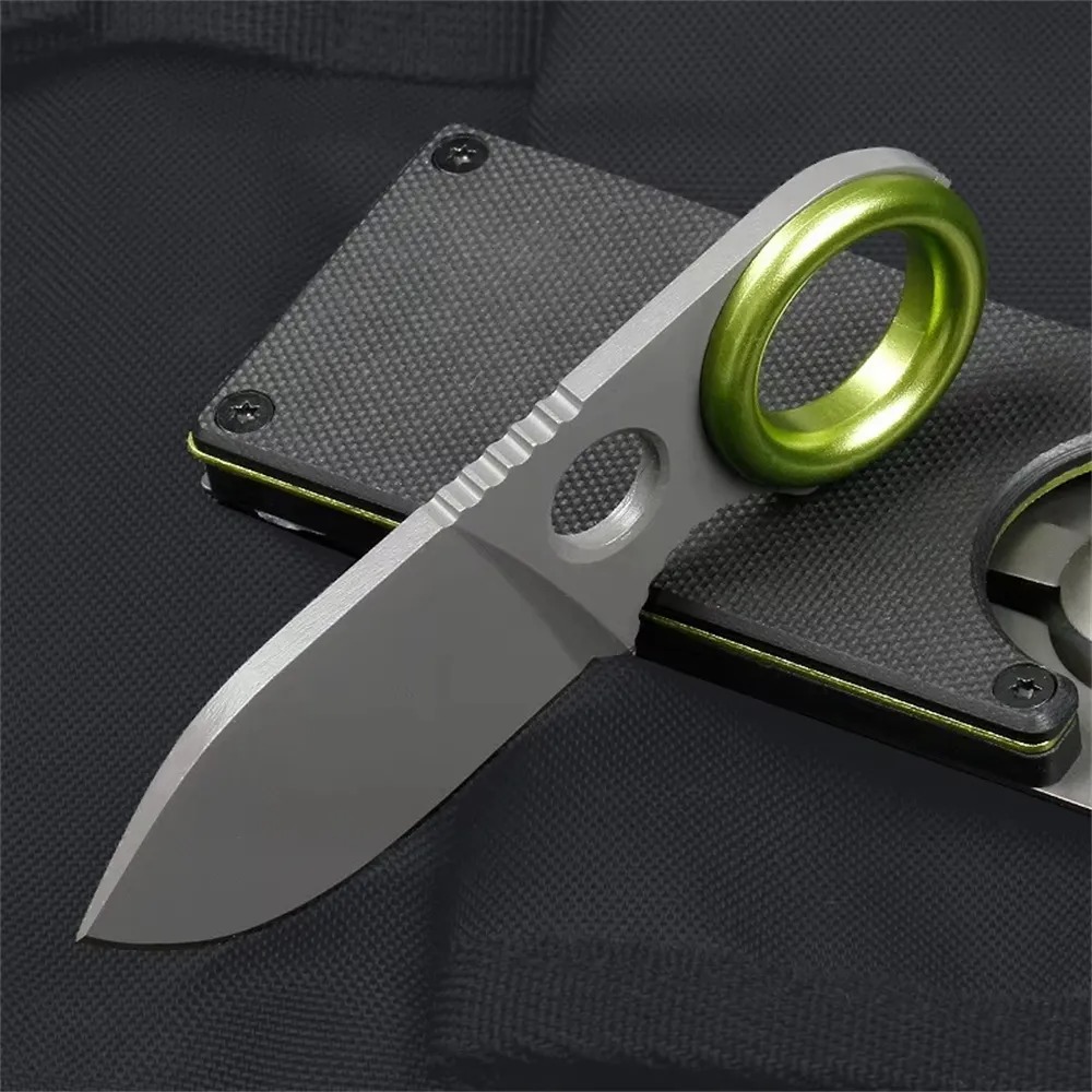 Everyday Carry (Edc) Knife - Mini Halka Sabit Bıçaklı Bıçak Paslanmaz