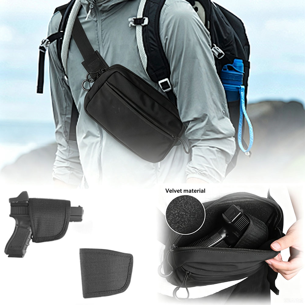 Edc Concealed Carry Fanny Pack - Gizli Taşıma Bel Çantası Taktik Bel