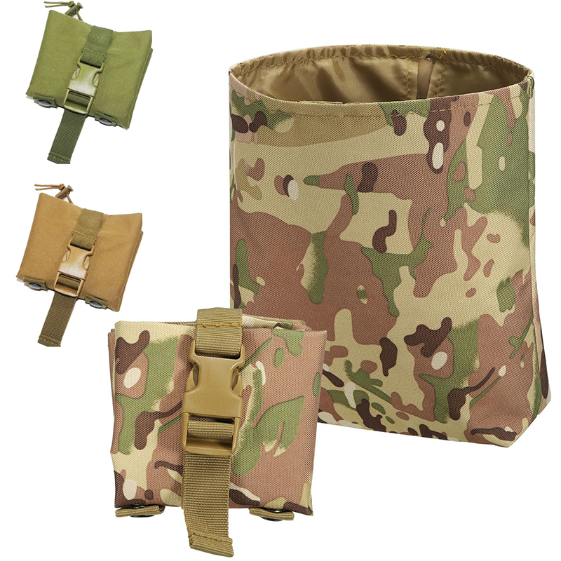 Edc Everyday Carry - Yeni Molle Katlanır Şarjör Çantası Açık