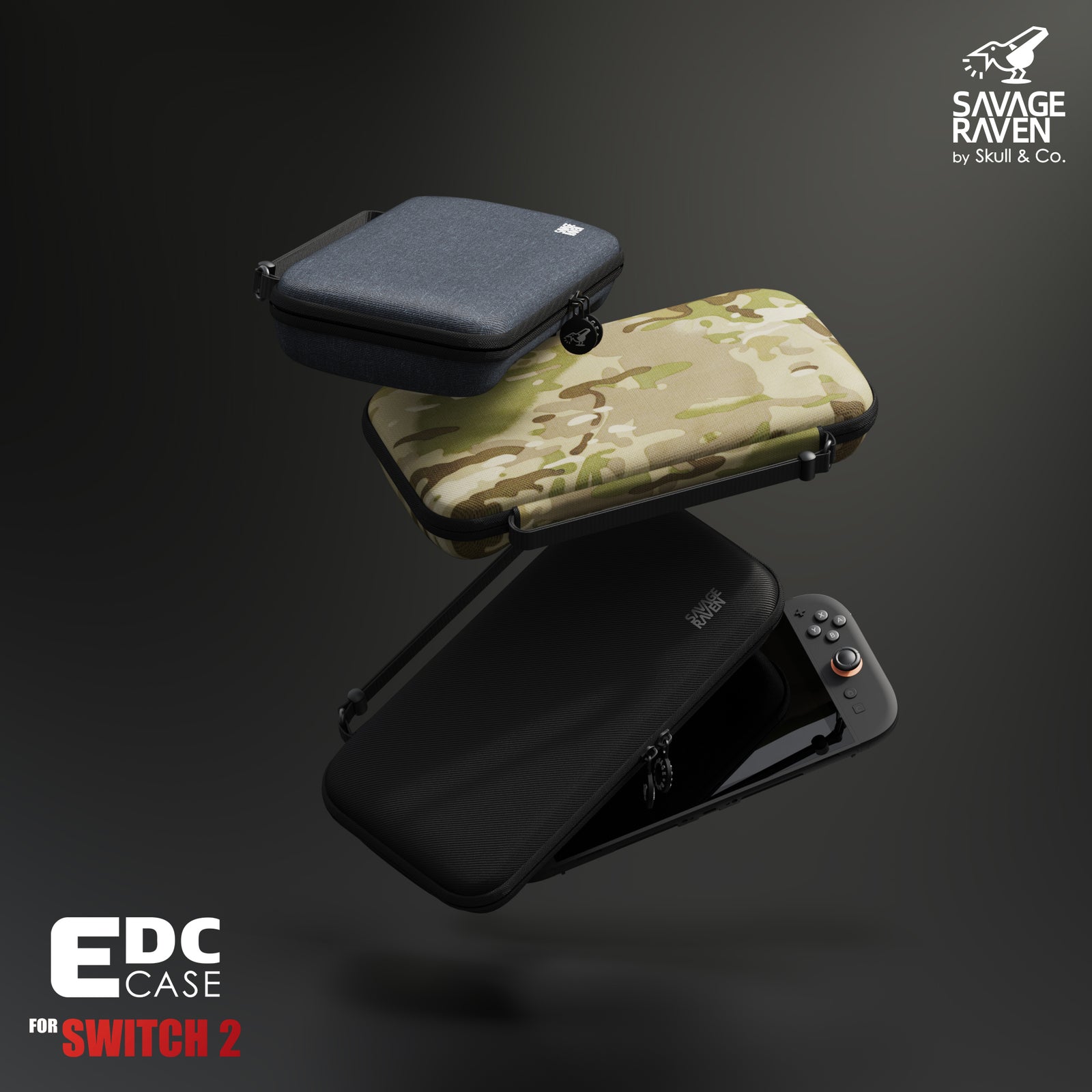 Edc Carry Co - Skull & Co. Savage Raven Nintendo
