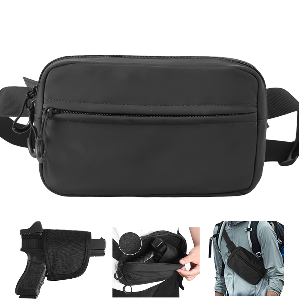 Edc Concealed Carry Fanny Pack - Taktik Crossbody Çanta Tabanca Bel Paketi