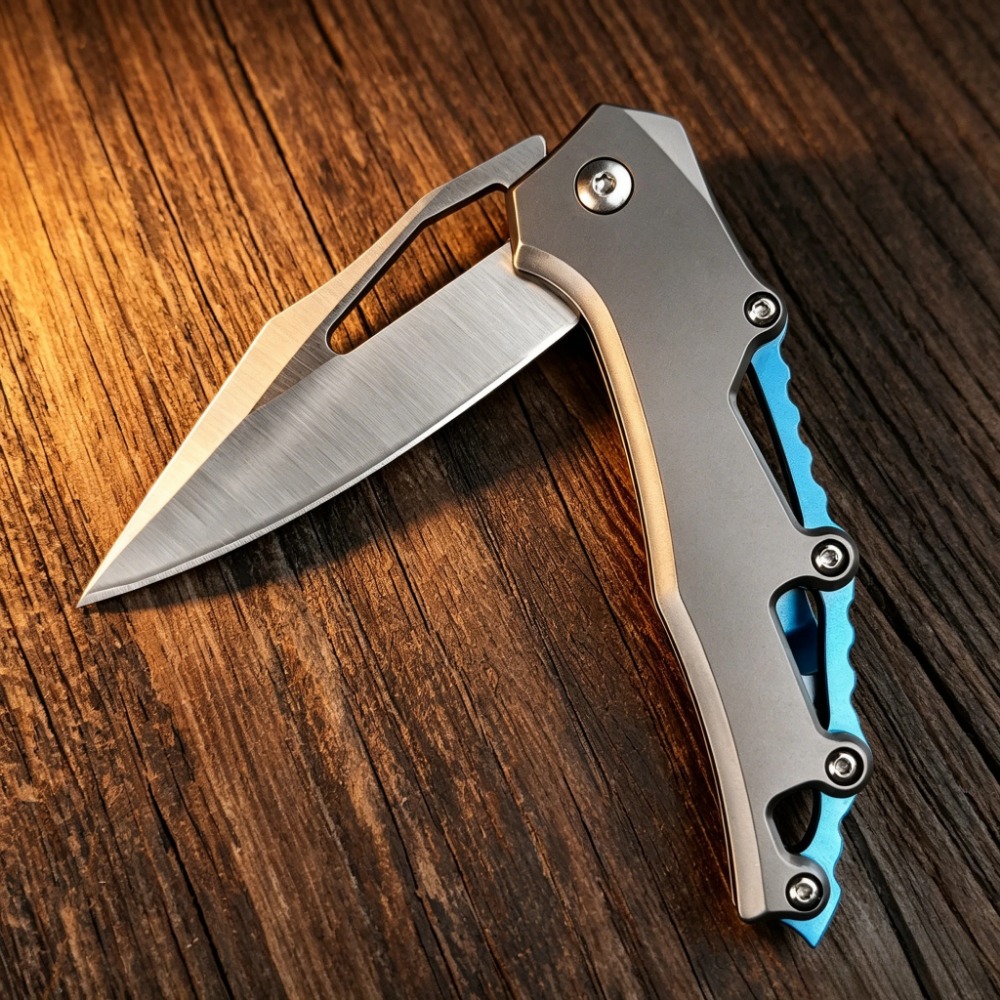 Everyday Carry (Edc) Knife - Kompakt EDC Katlanır Bıçak D2 Çelik
