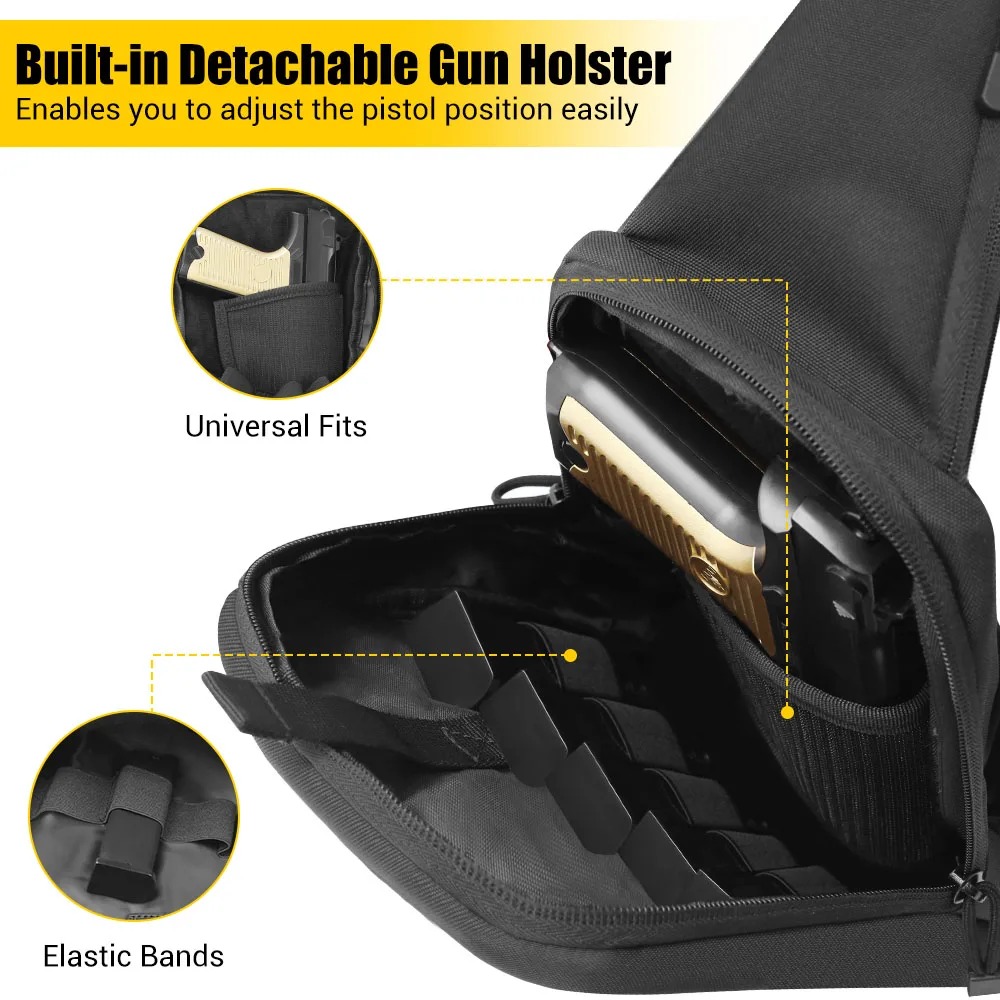 Gizli Taşıma Göğüs Çantası, Ta - Edc Carry Bag For Pistol incelemesi ve fiyatı