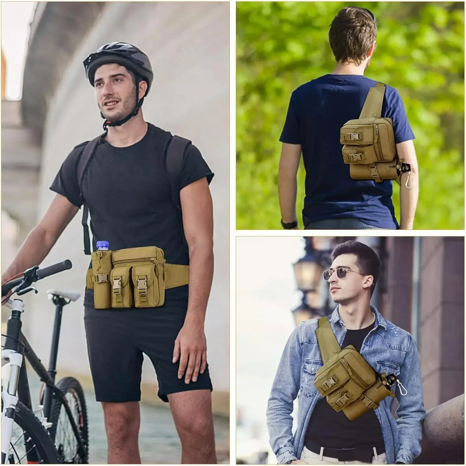 Erkekler için Taktik Fanny Pak - Edc Concealed Carry Fanny Pack incelemesi ve fiyatı