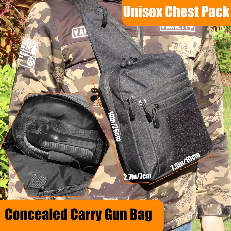Yeni Taktik Göğüs Çantası Taba - Edc Carry Bag For Pistol incelemesi ve fiyatı