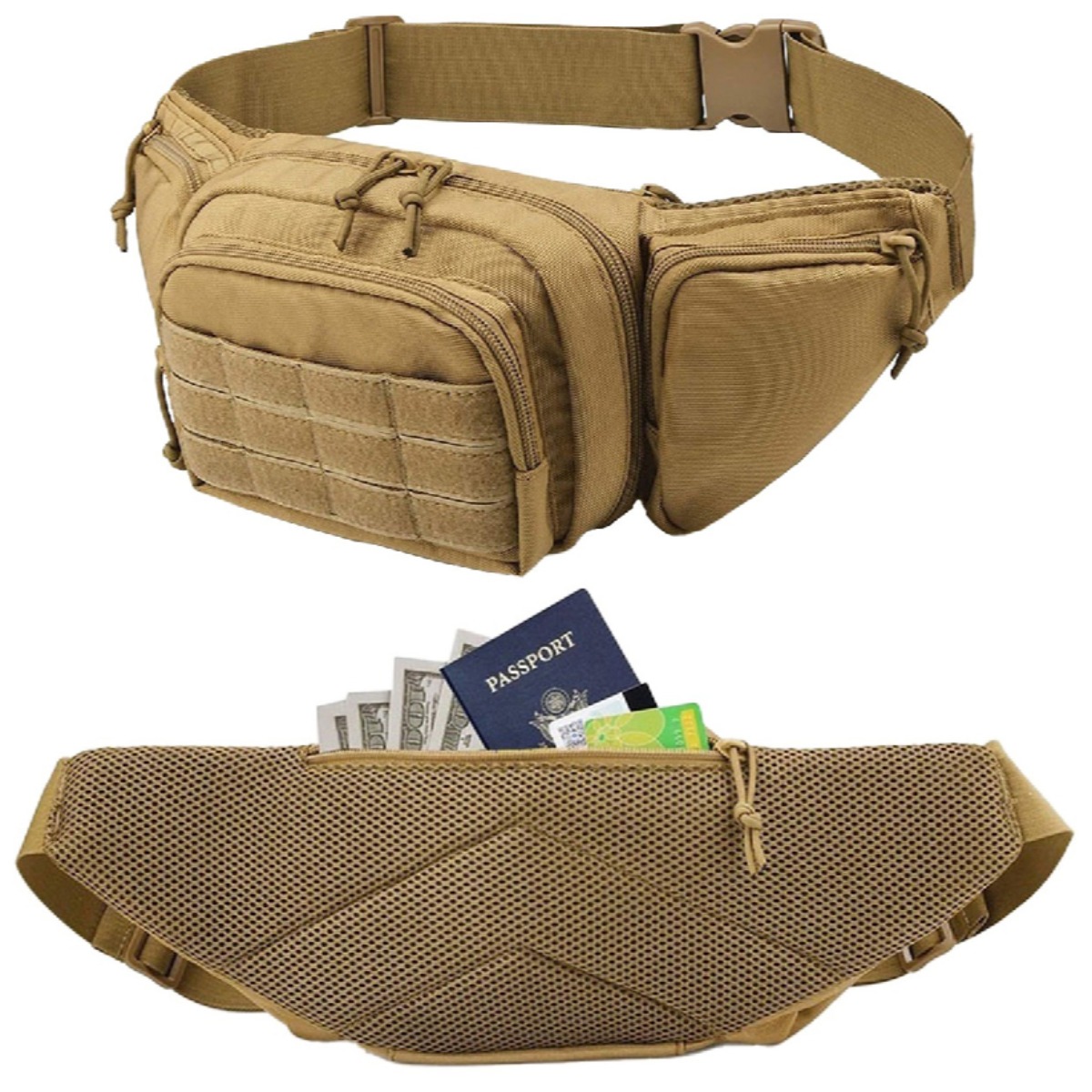 MOLLE Taktik Gizli Taşıma Fann - Edc Concealed Carry Fanny Pack incelemesi ve fiyatı