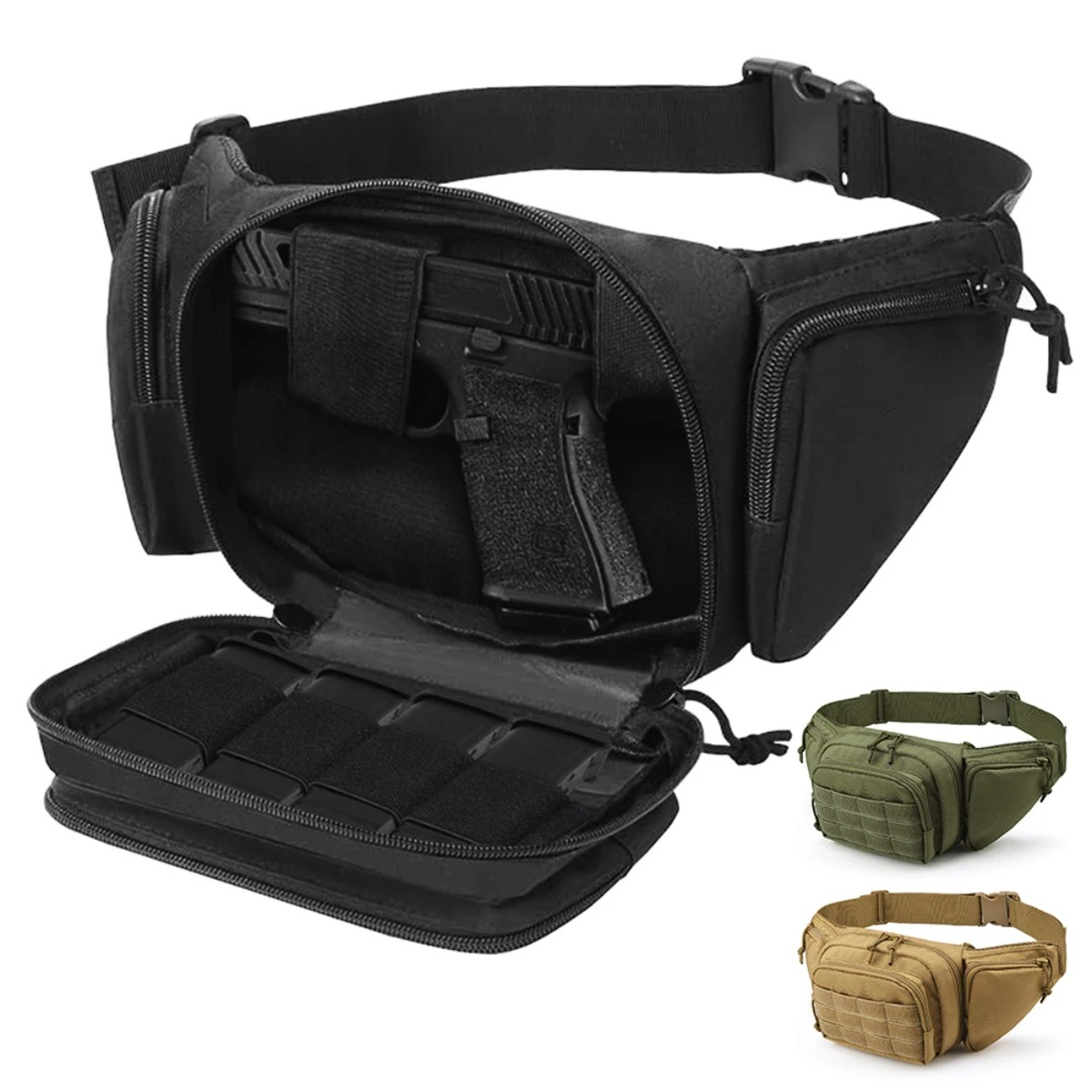 MOLLE Taktik Gizli Taşıma Fann - Edc Concealed Carry Fanny Pack incelemesi ve fiyatı