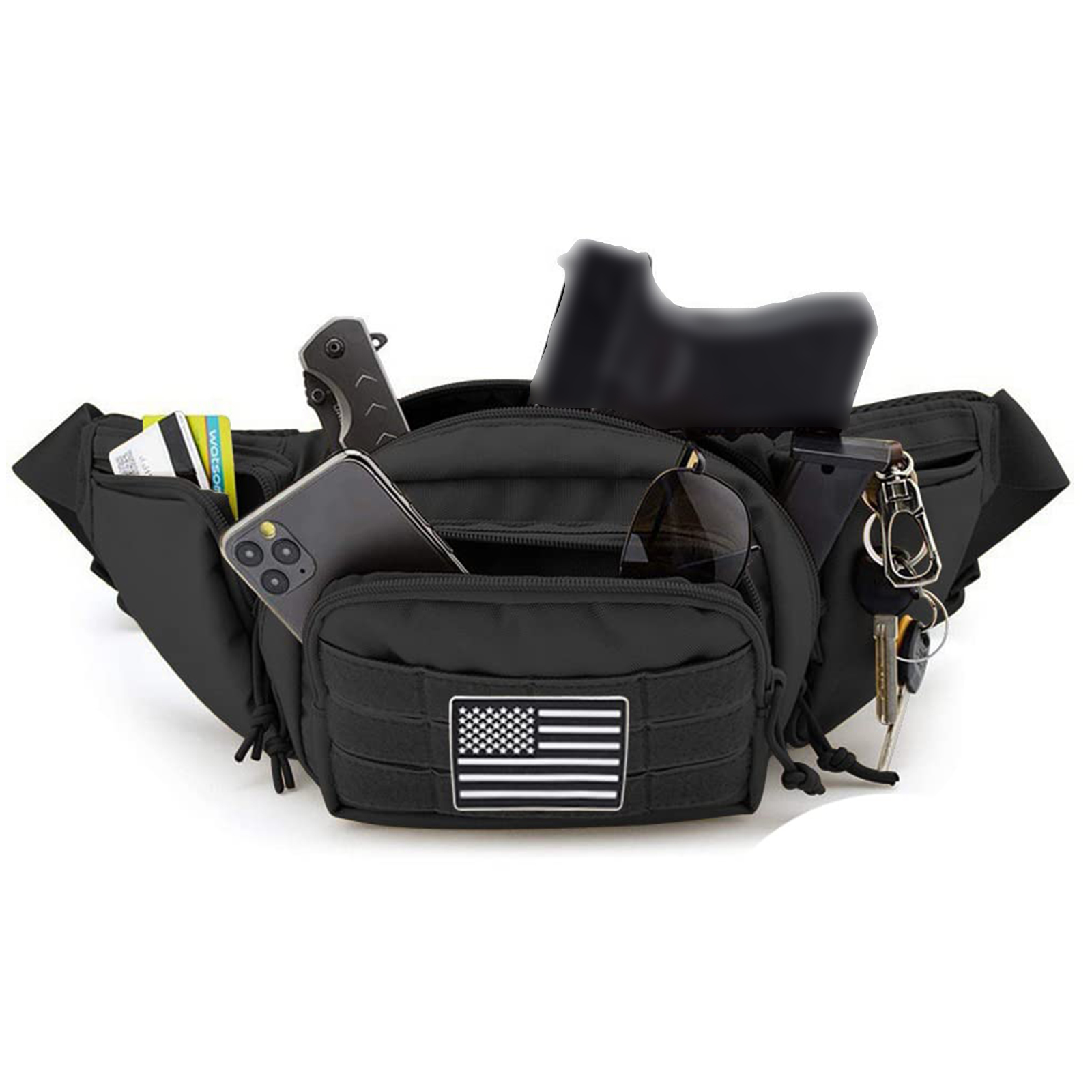 Taktik Fanny Paketi Silah Kılı - Edc Concealed Carry Fanny Pack incelemesi ve fiyatı