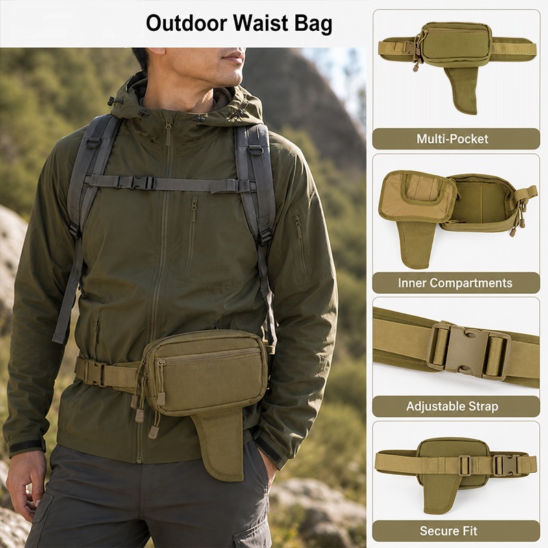 Çok fonksiyonlu Bel Çantası Na - Edc Concealed Carry Fanny Pack incelemesi ve fiyatı